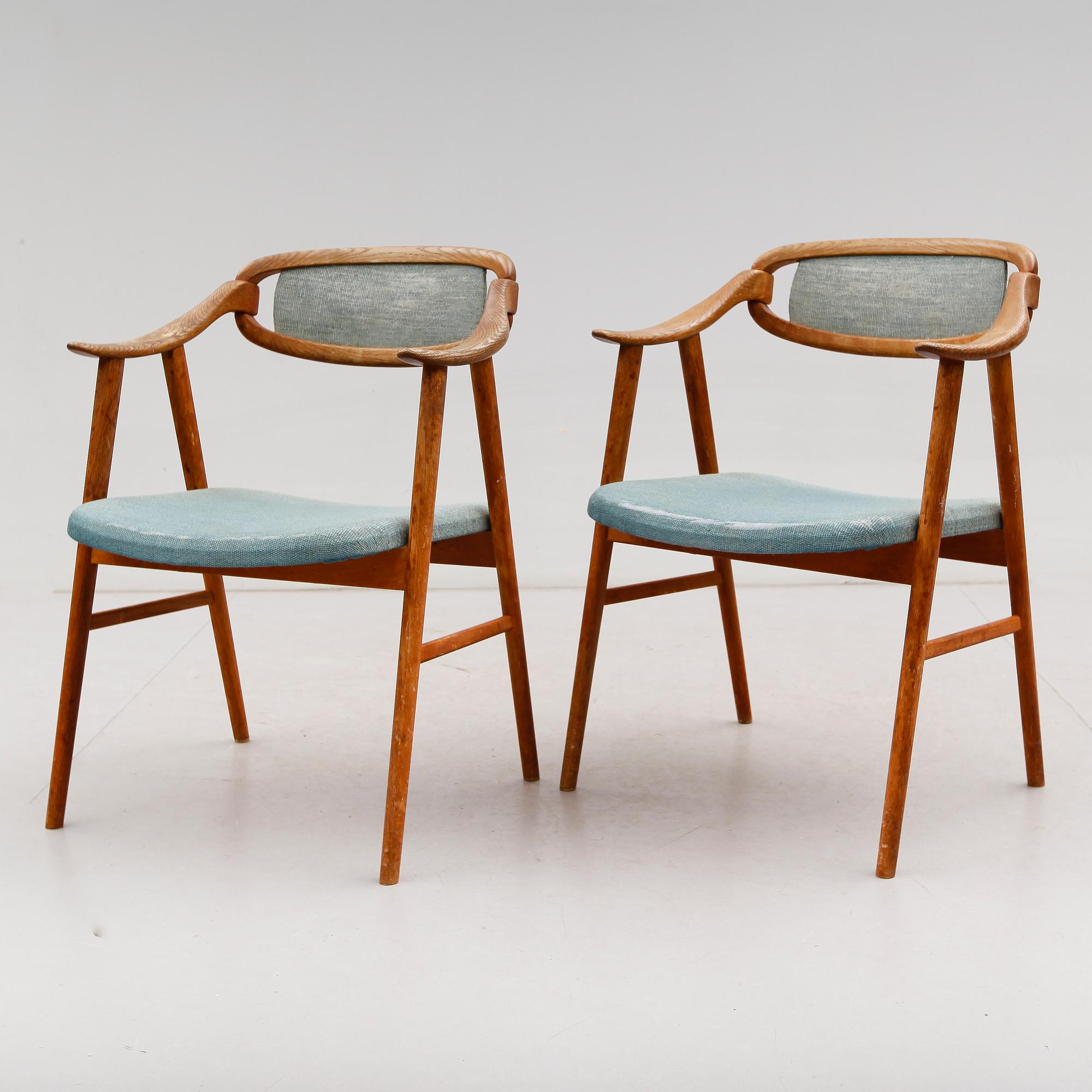 KARMSTOLAR, 1 par, 1900-talets andra hälft.