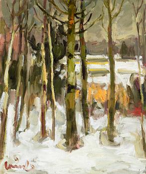 472. Olavi Laine, WINTER LANDSCAPE.