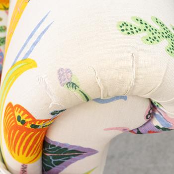 Josef Frank, armchair with footstool, model 336, Svenskt Tenn.