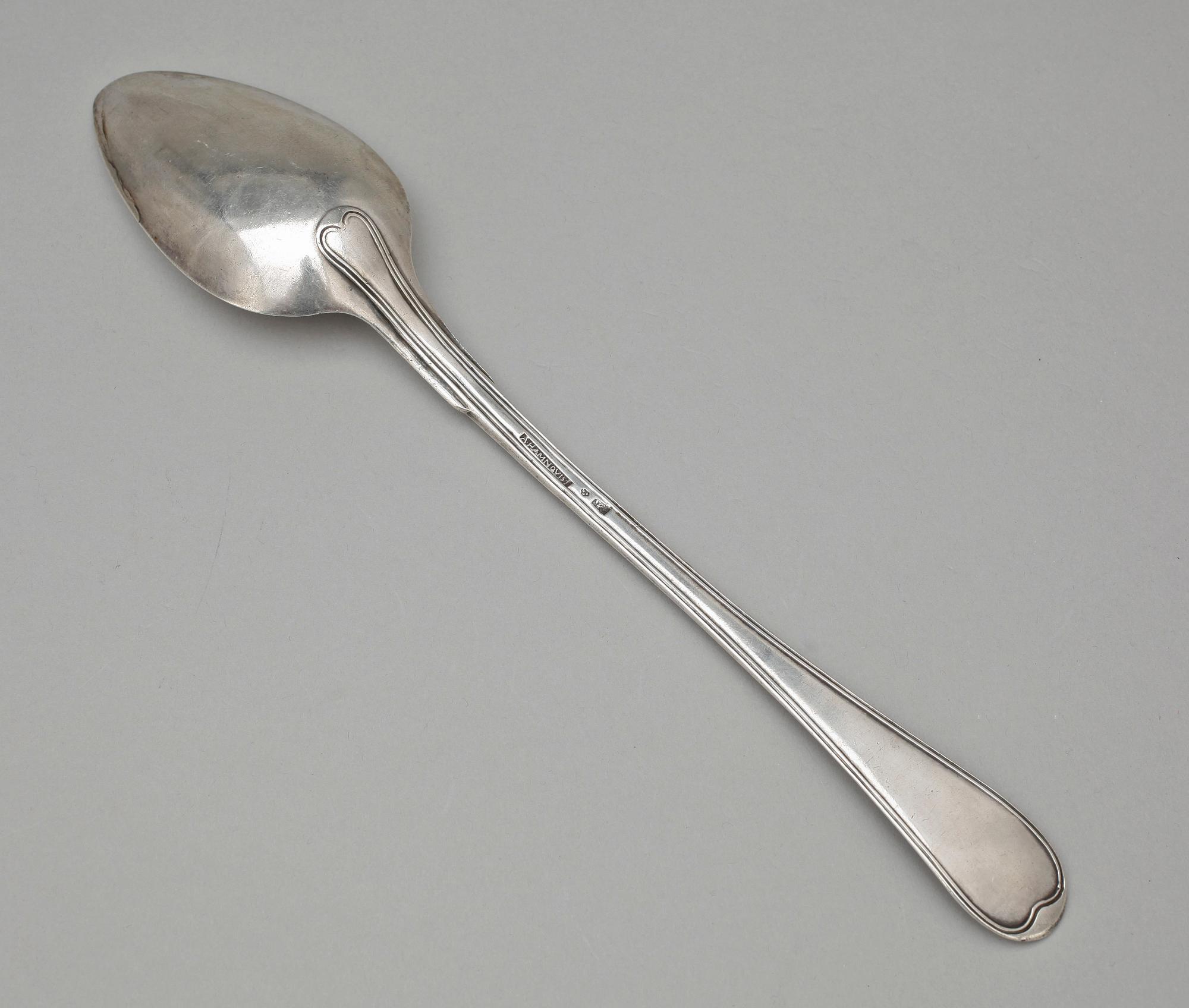 RAGUSKED, silver, Axel Hamnqvist, Åmål, 1800-talets andra hälft. Vikt 106,5g.