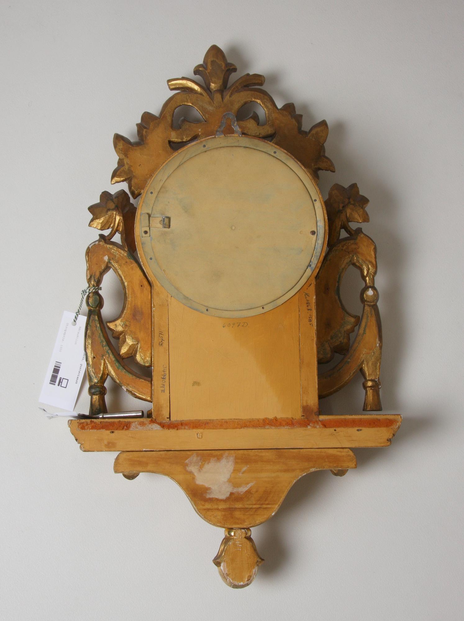 VÄGGPENDYL, gustaviansk stil.