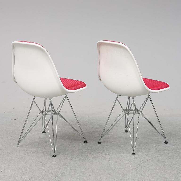 CHARLES AND RAY EAMES, six DSR chairs, Vitra, 2012.