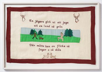 Anna Hansson, executed in 2005, embrodery,