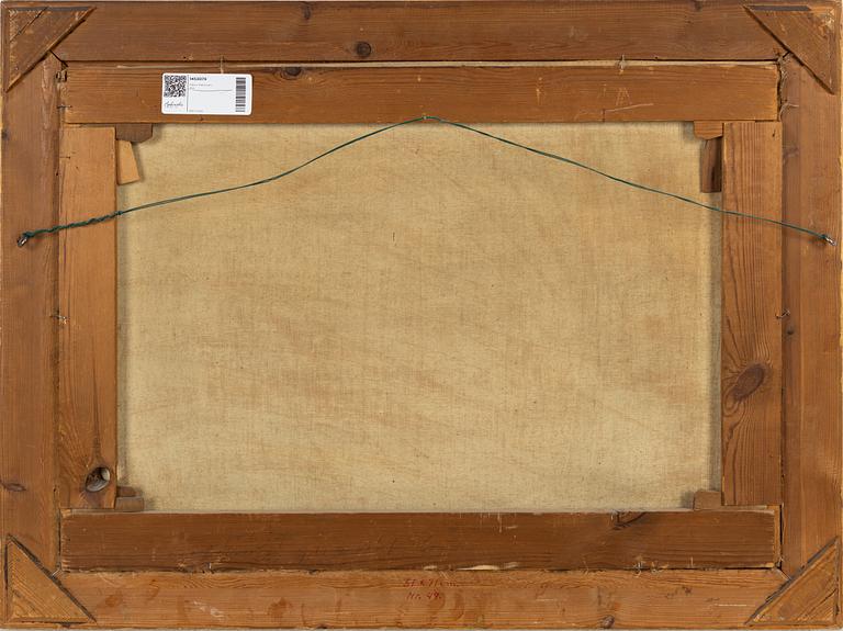 Halvor Halvorsen, oil on canvas, signed.