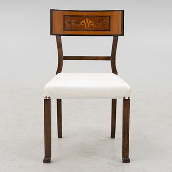 Four Swedish Grace chairs, Sweden, 1920's.