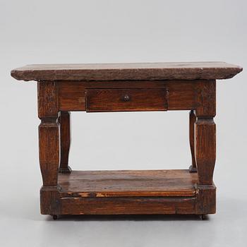 A Swedish Baroque limestone table, 18th Century.