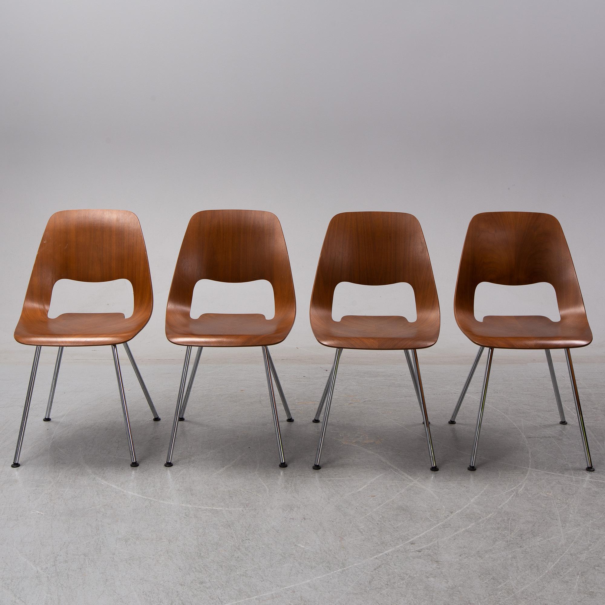ALFREDO HÄBERLI, four 'Jill' chairs, Vitra, 2012.