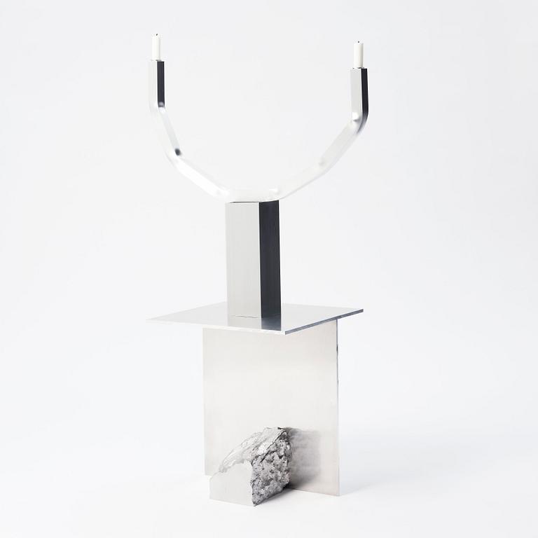 David Taylor, a unique candle holder, "Alu", 2022.