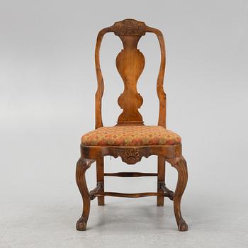 Stol, senbarock, 1700-tal.