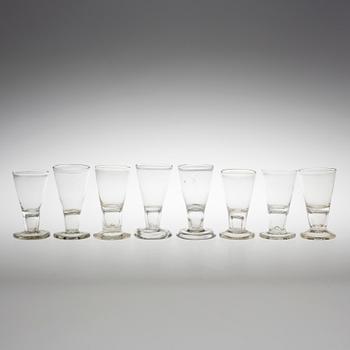 STARKVINSGLAS, 8 st. 1800-tal.