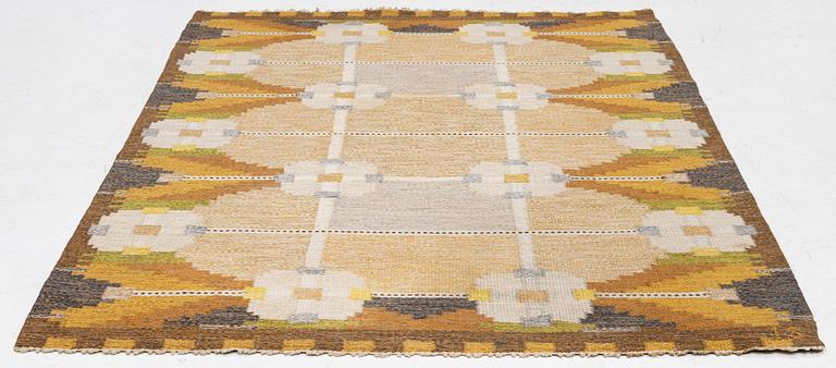 Ingegerd Silow, a flat weave rug, c. 202 x 137 cm.