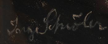 INGE SCHIÖLER, pastell, sign.