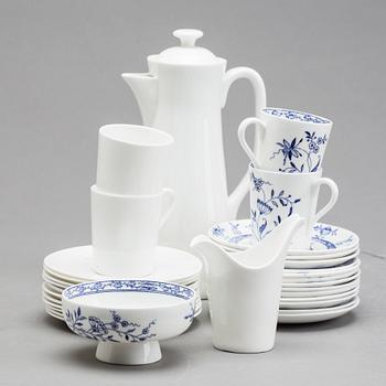 STIG LINDBERG, kaffeservis, porslin, "Dresden" Gustavsberg, 27 delar.