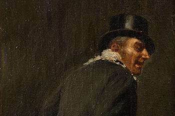 Augustus Edwin Mulready, attributed to, The Chestnut Seller.