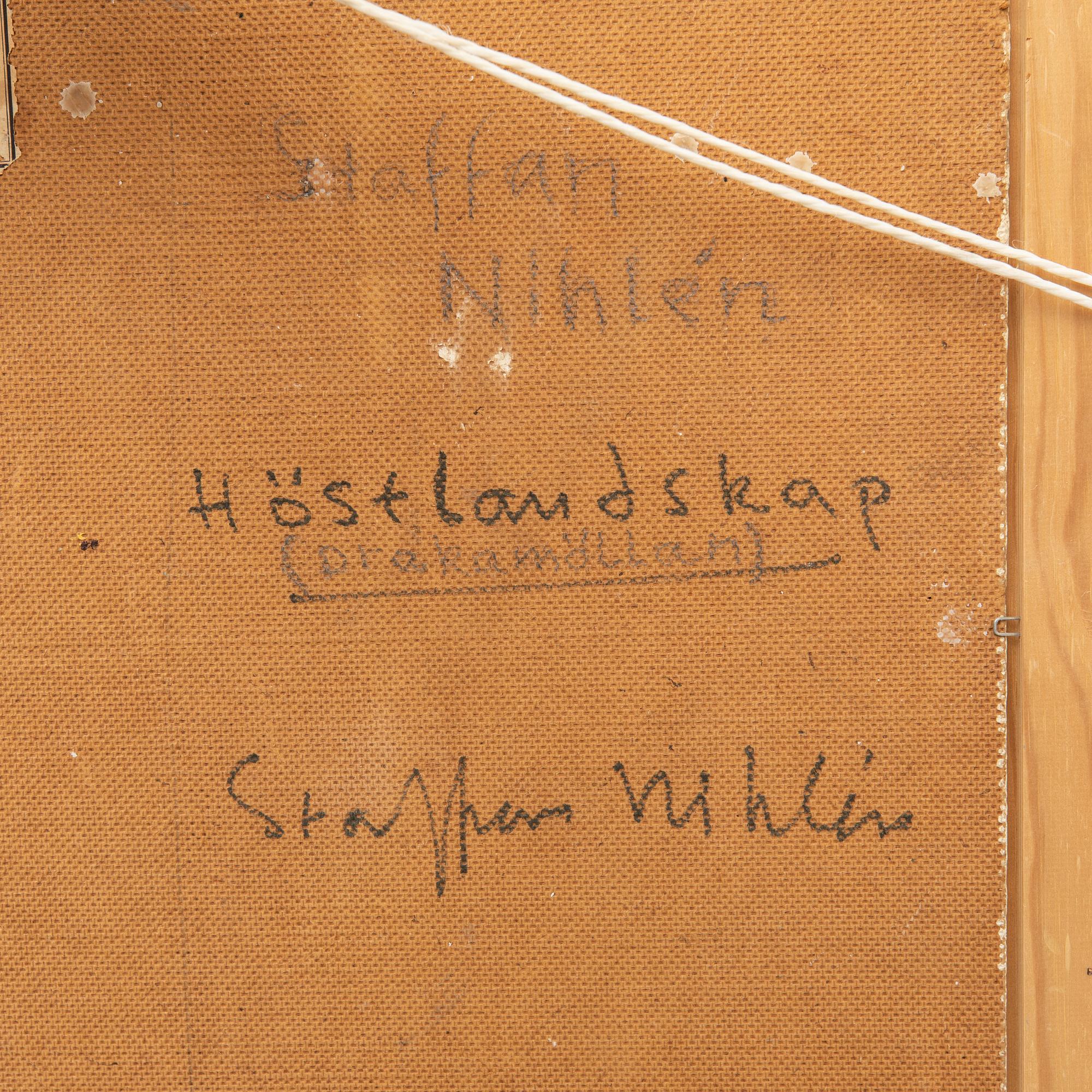 Staffan Nihlén, Autumn Landscape.