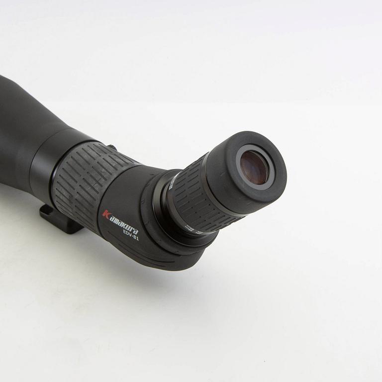 Kamakura EDV-81 spotting scope with tripod, Japan.