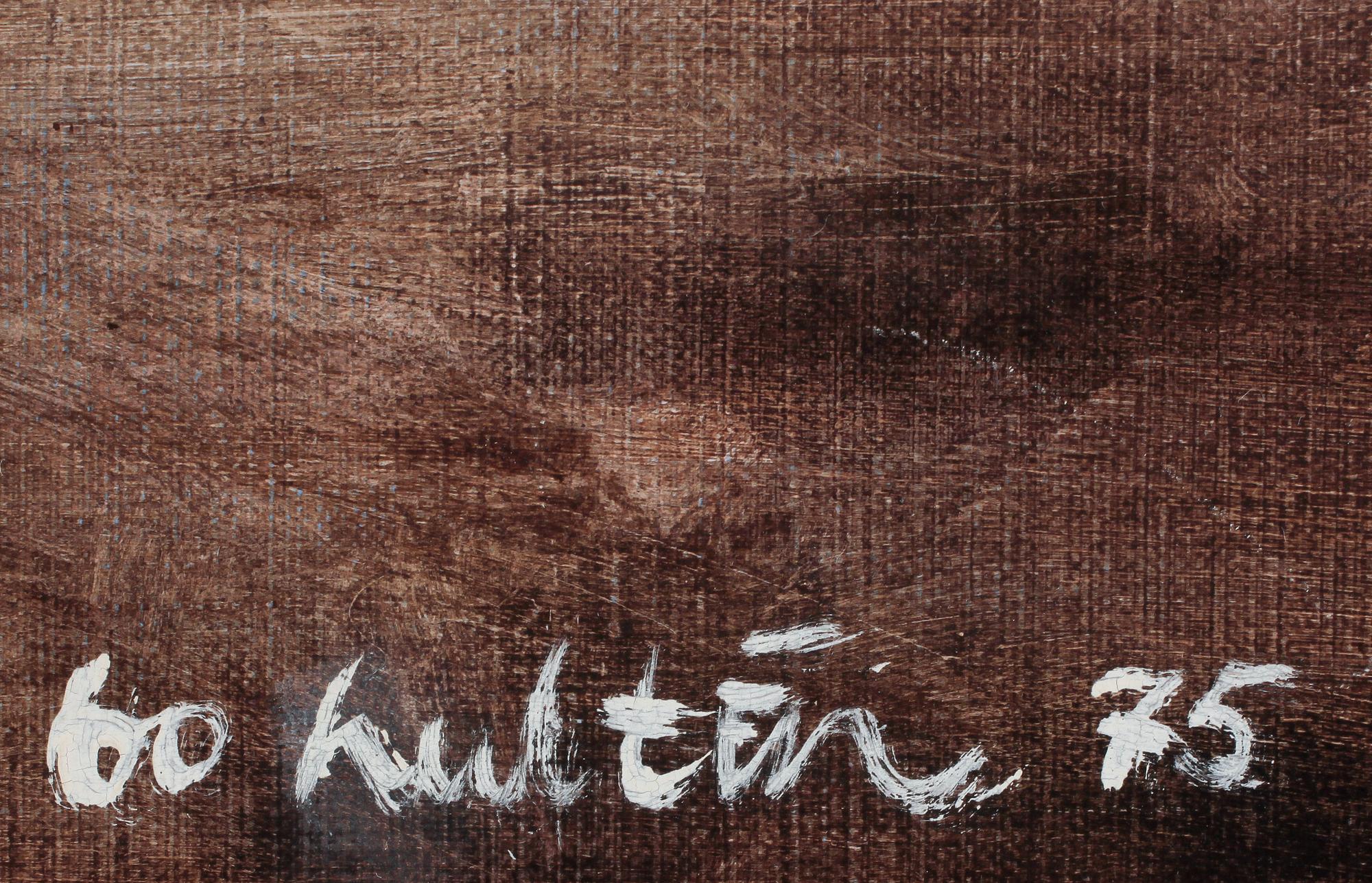 BO HULTÉN, olja på duk, sign o dat 75.