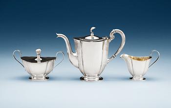 520. A Guldsmedaktiebolaget 3 pcs of coffee service, Stockholm 1928-29.