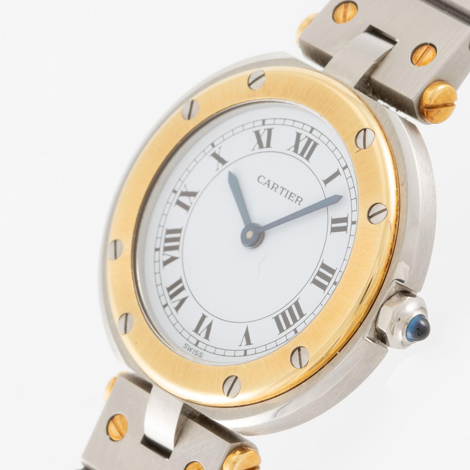 Cartier, Santos, Vendôme, armbandsur, 27,5 mm.