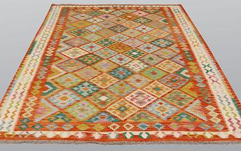 A carpet, Kilim, ca 299 x 222 cm.