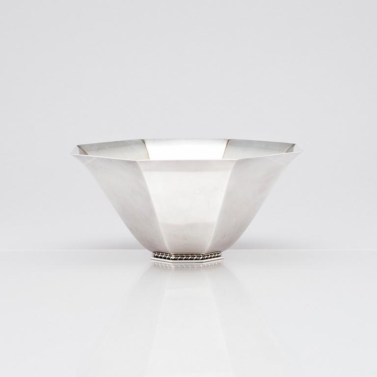 Wiwen Nilsson, a sterling silver bowl, Lund Sweden 1941.