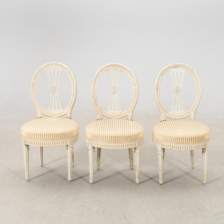 Chairs 6 pcs Sengustavian Lindomar work, first half of the 19th century.