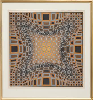VICTOR VASARELY, färgserigrafi, signerad och numrerad 226/250.