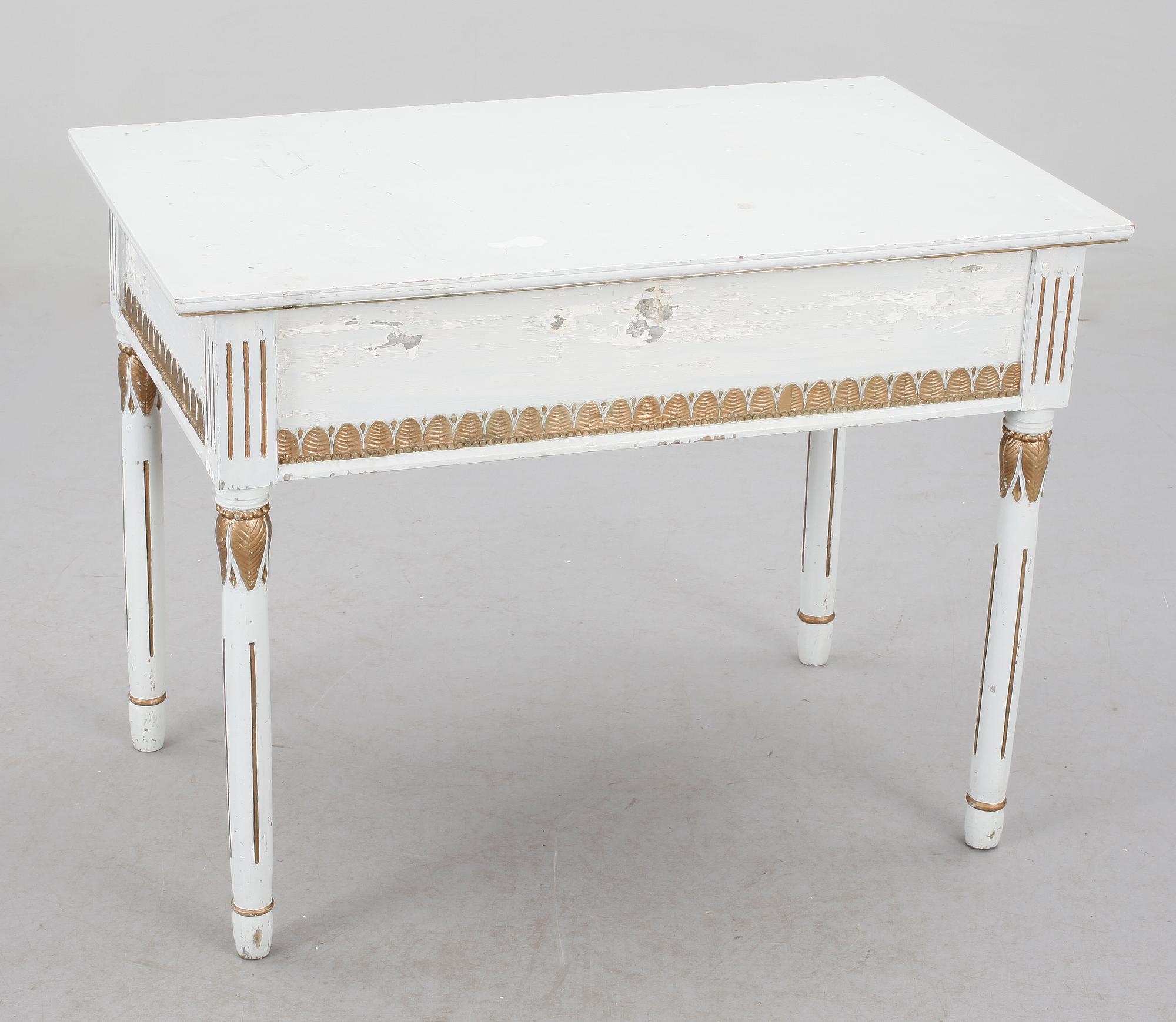 BORD. Gustavianskt provinsarbete, Forsa, Hälsingland. 1800-tal.