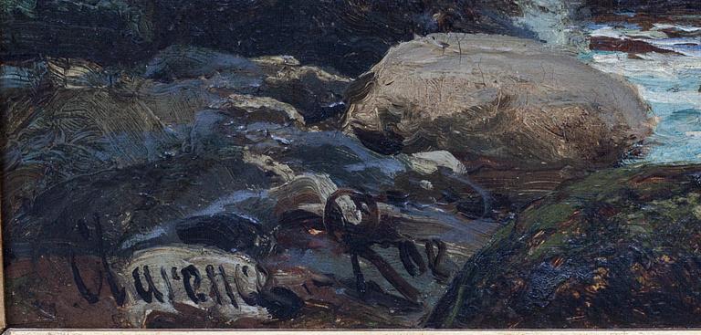 CLARENCE ROE, olja på duk, signerad.