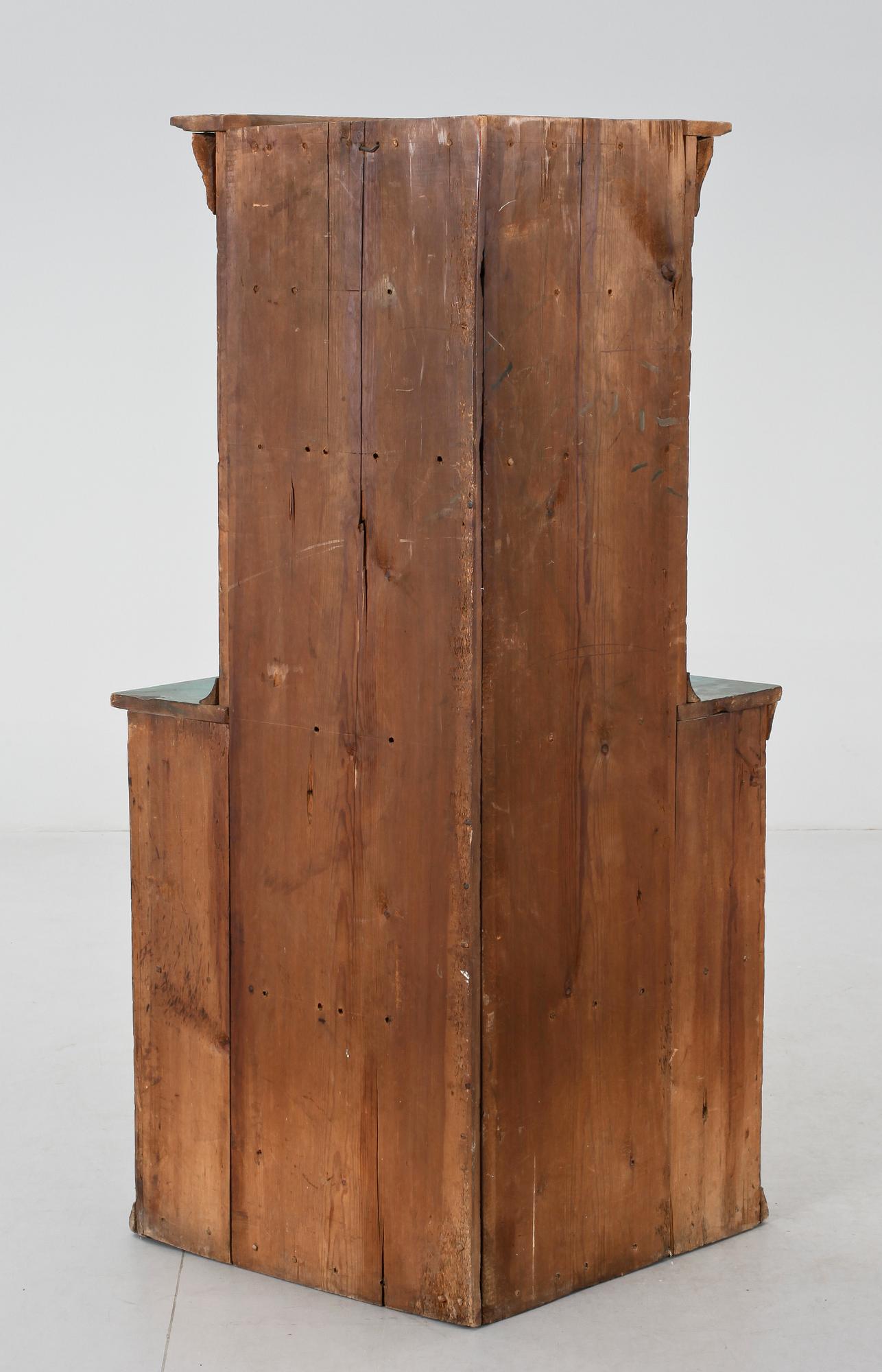 HÖRNSKÄNKSKÅP, allmoge, Rättvik, Dalarna. Dat 1797.