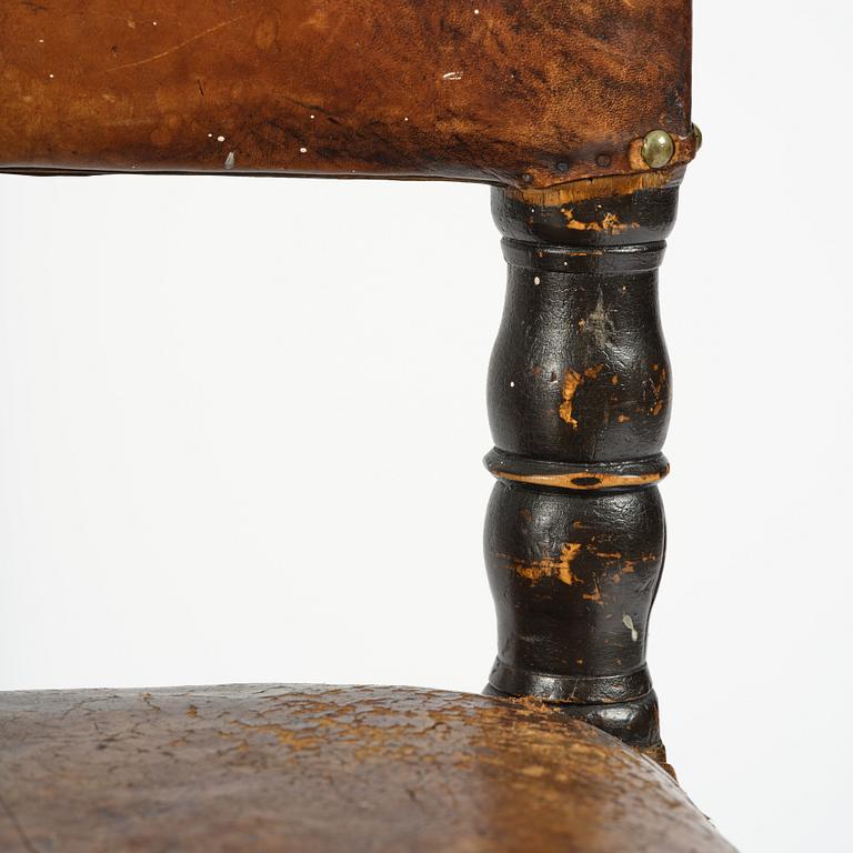 A Swedish baroque 'judge's' chair, circa 1700 / early 18th century.