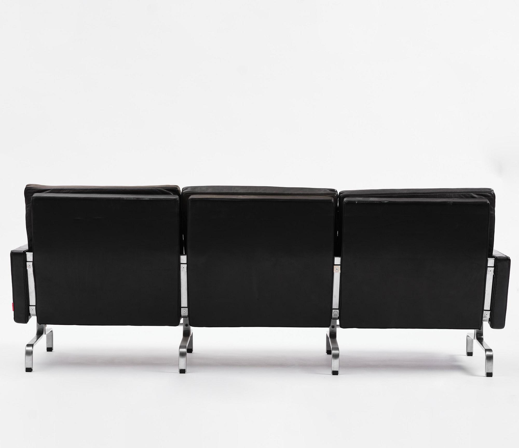 Poul Kjaerholm, a model PK31 sofa, Fritz Hansen, Denmark 2007.