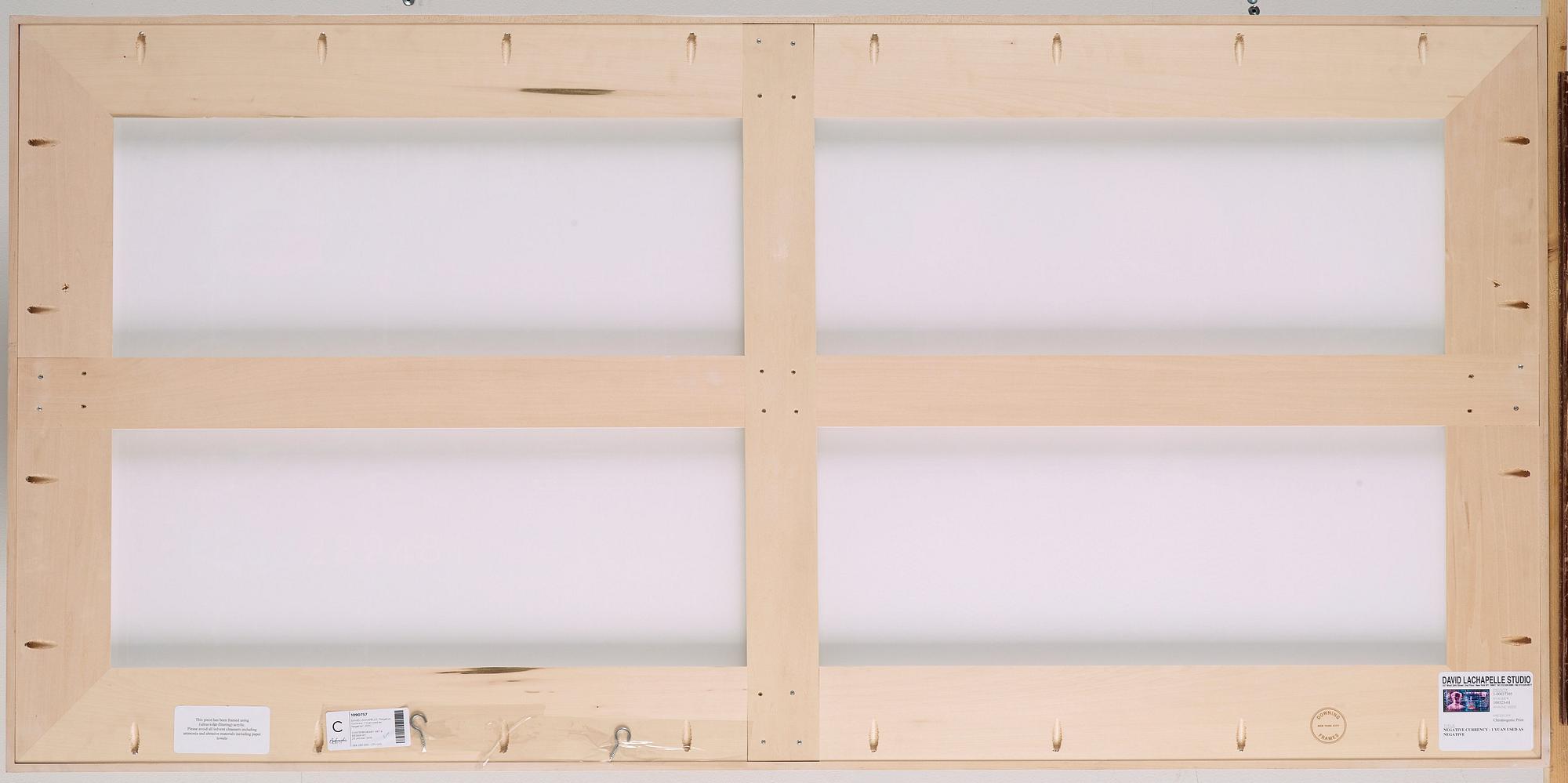 David LaChapelle, "Negative Currency, 1 Yuan used as Negative", 2010.