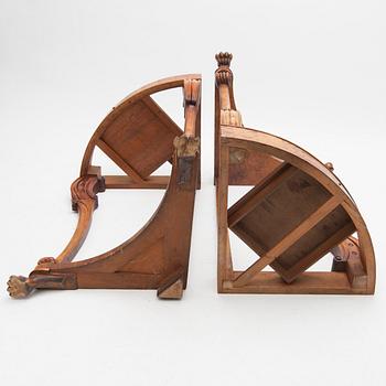 HÖRNBORD ett par, Ryssland 1800-talets början.