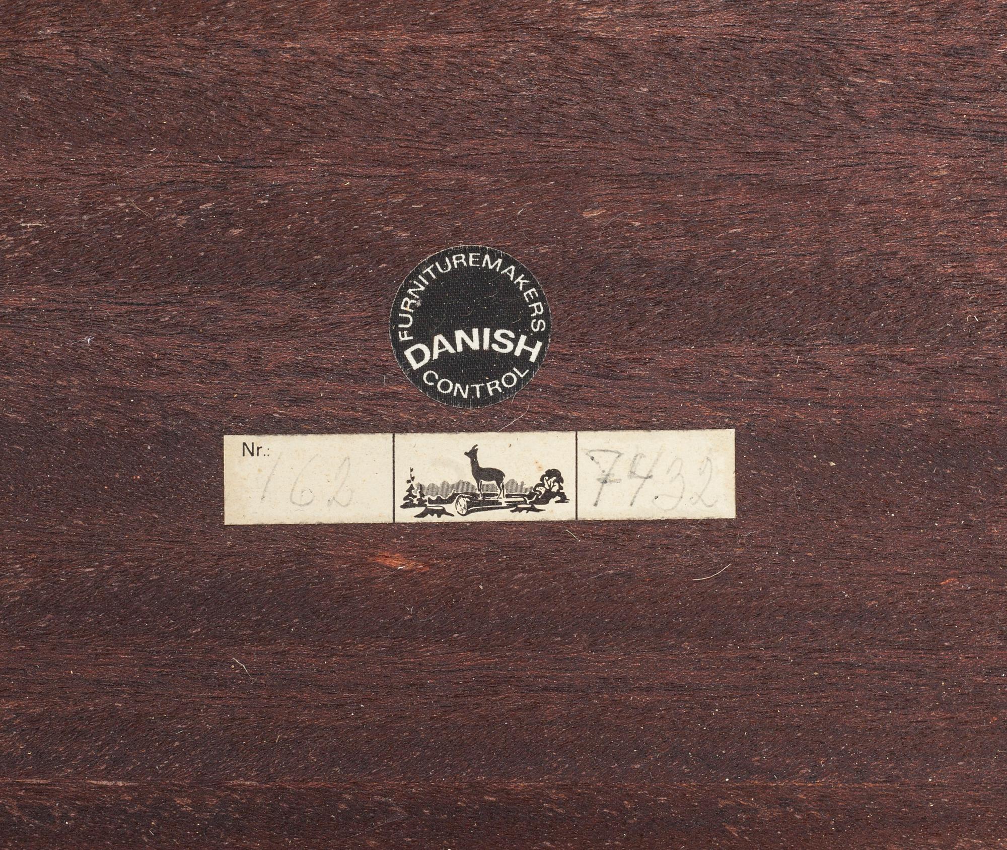 LAMPBORD, ett par. Danmark, 1950/60-tal.