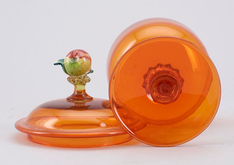 LOCKSKÅL, glas, Murano, Italien.