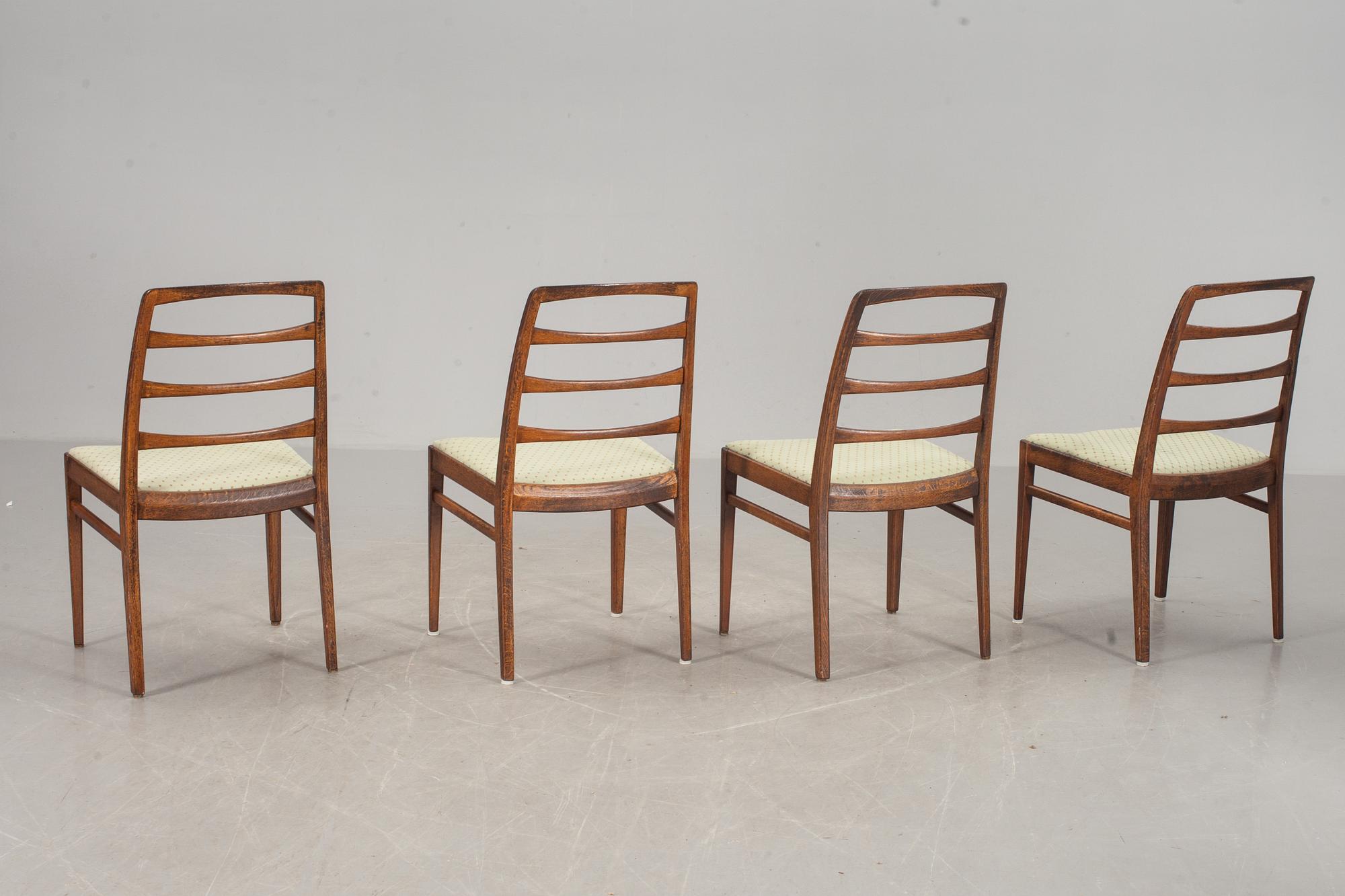 STOLAR, 4 st "Reno", Bertil Fridhagen Bodafors, 1900-talets andra hälft.