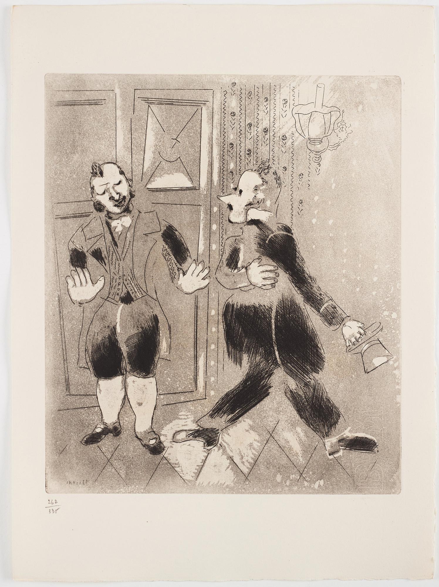 MARC CHAGALL, 71 st etsningar ur upplagan om 285 exemplar på Arches/MBM/J. Perrigot-papper, 1923-1948.