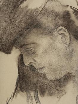 Lotte Laserstein, Translation: "Lady in profile".