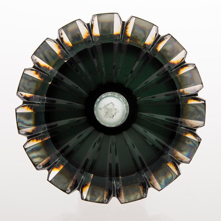 A 'Tattara' glass vase, signed Nanny Still Riihimäen Lasi Oy, produced 1967-1968.