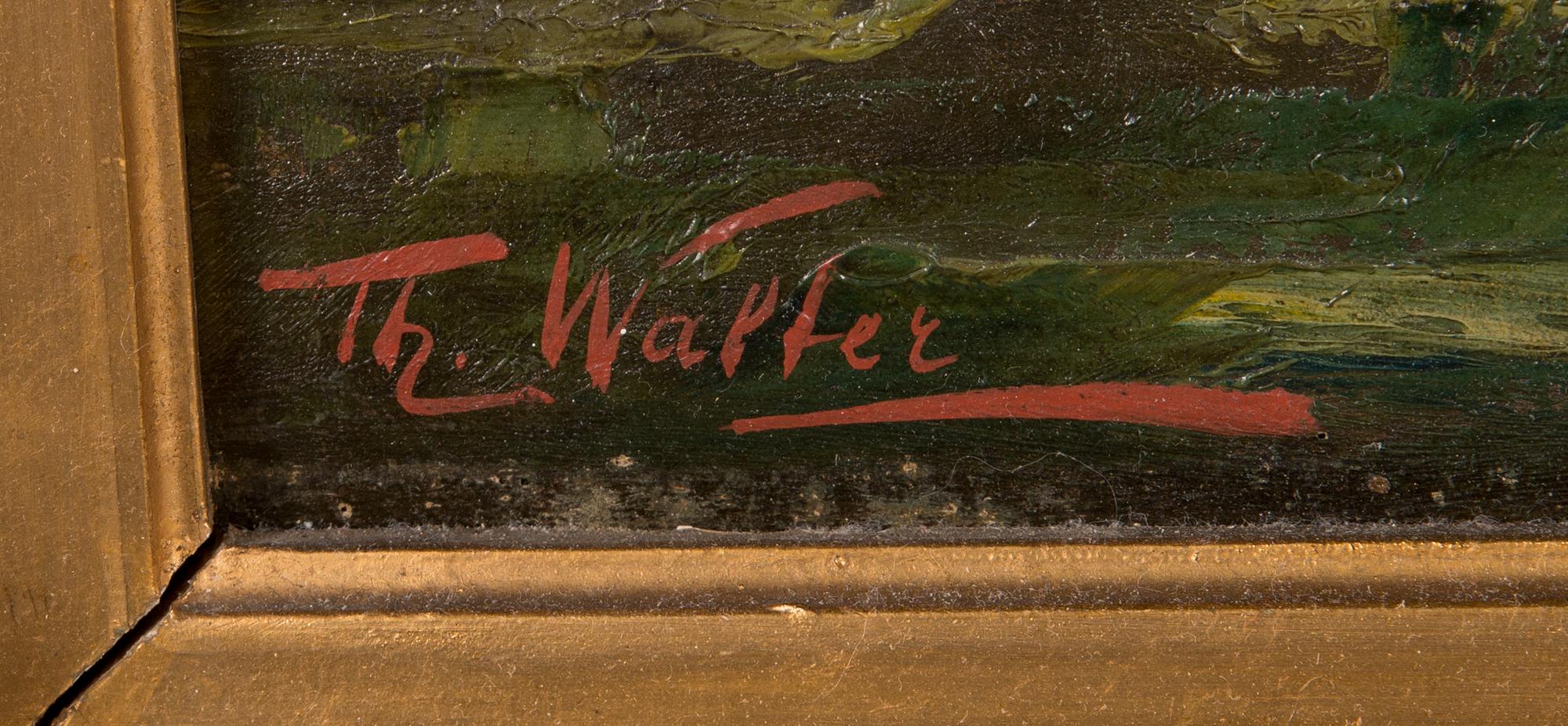 Karl Kaufmann, oil on canvas, signed Th.Walter.