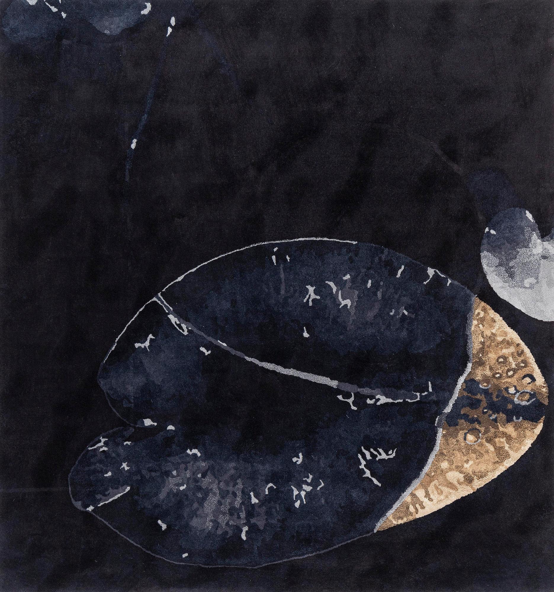 Denise Grünstein, matta "Halo", handtuftad, ca 285 x 269 cm, Ferreira de Sá, Portugal.