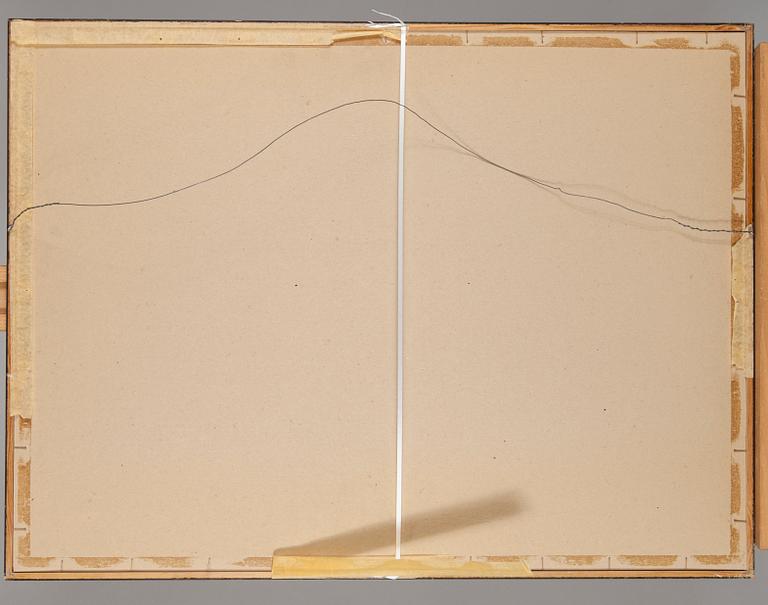 EVALD OKAS, litografi, signerad och daterad 1988.