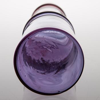 OIVA TOIKKA, glasskulptur "Bambu", signerad Oiva Toikka, Nuutajärvi Notsjö.