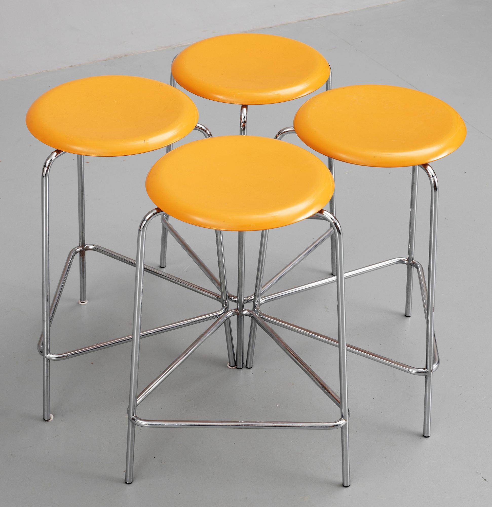 BARPALLAR. 4 st,  Fritz Hansen, Danmark 1982.