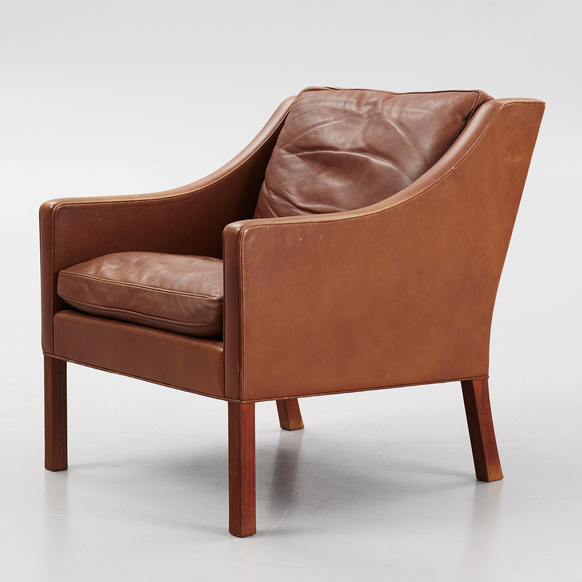 Børge Mogensen, a odel 2209 armchair, Fredericia Stolefabrik, Denmark.