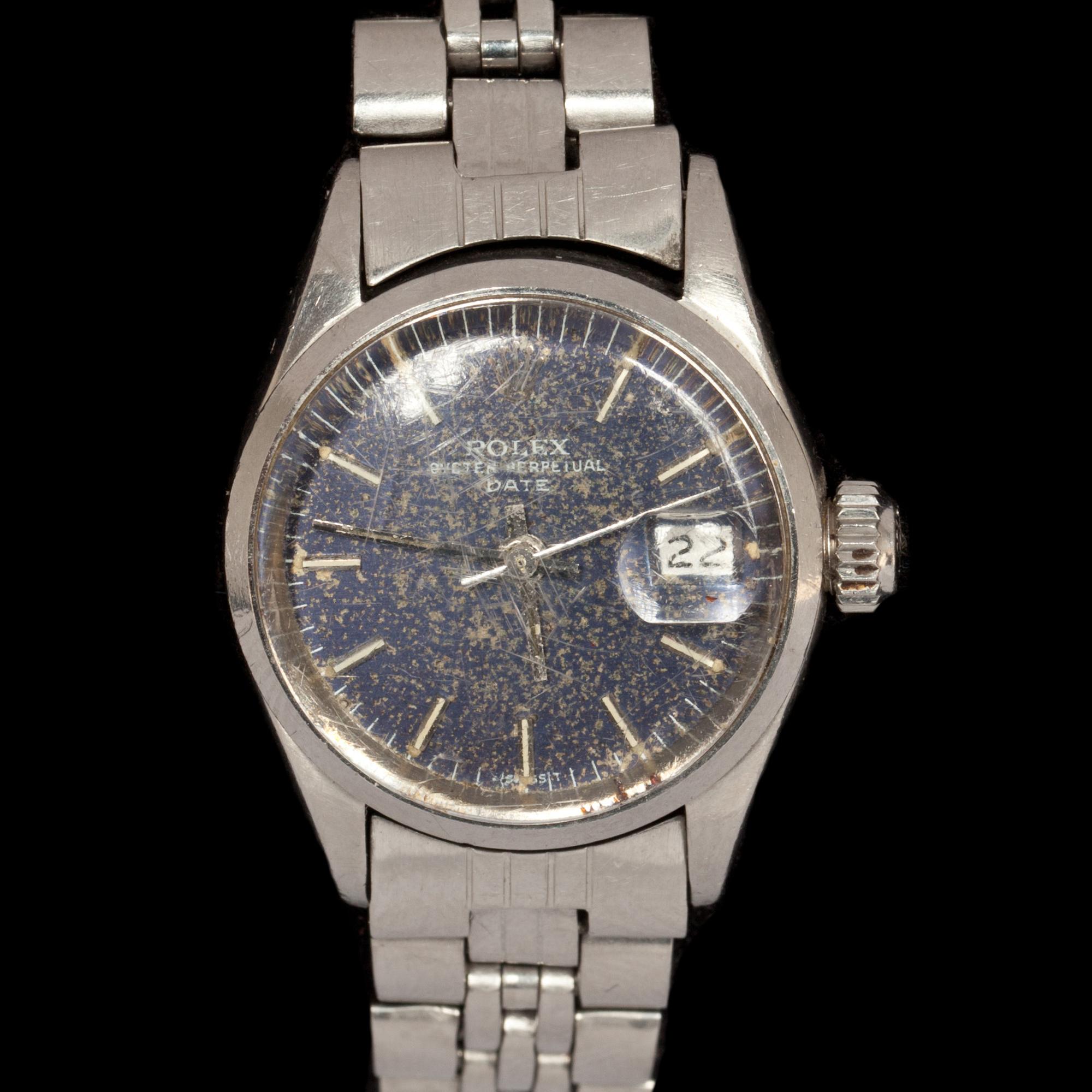 ARMBANDSUR, dam. Stål. Rolex, Oyster perpetual date.