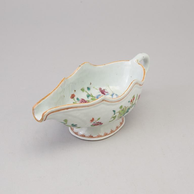 SÅSSNIPA, kompaniporslin. Qingdynastin, Qianlong (1736-95).