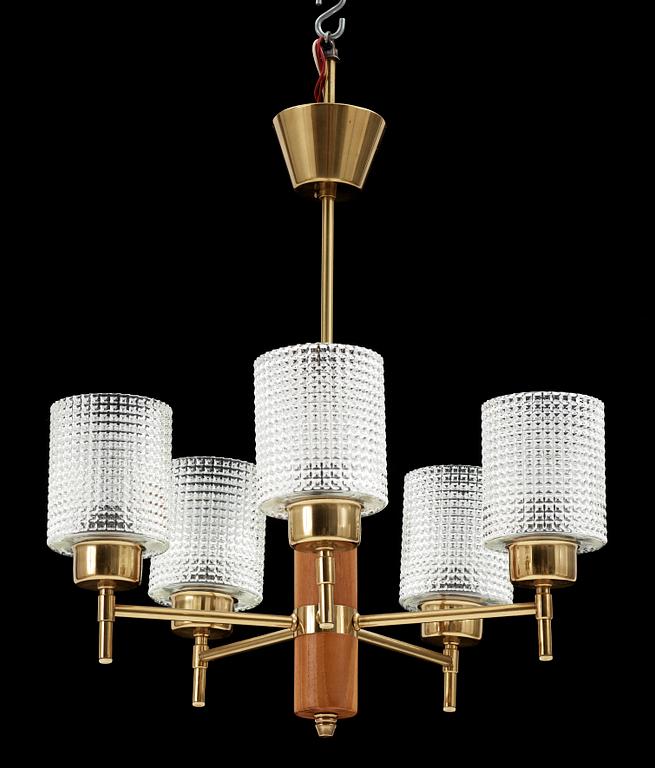 TAKLAMPA, sannolikt Hans-Agne Jakobsson, 1970-tal. Totalhöjd ca 58 cm.