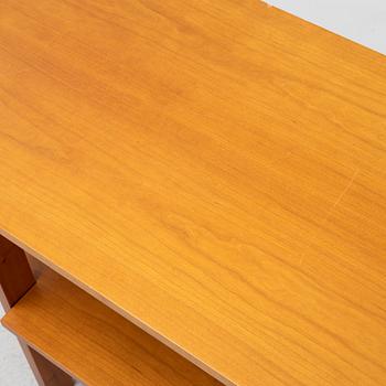 Josef Frank, a model 648 mahogany library table/ sideboard, Svenskt Tenn, Sweden post 1985.